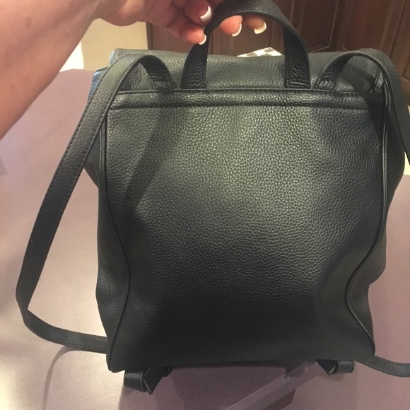 Kate Spade ♠️ NWOT Black Pebble Leather Backpack - Picture 8 of 11